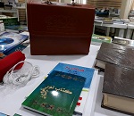 قلم قرآن رضوان با کیفی و قرآن و مفاتیح با دفترچه زبان با تخفیف